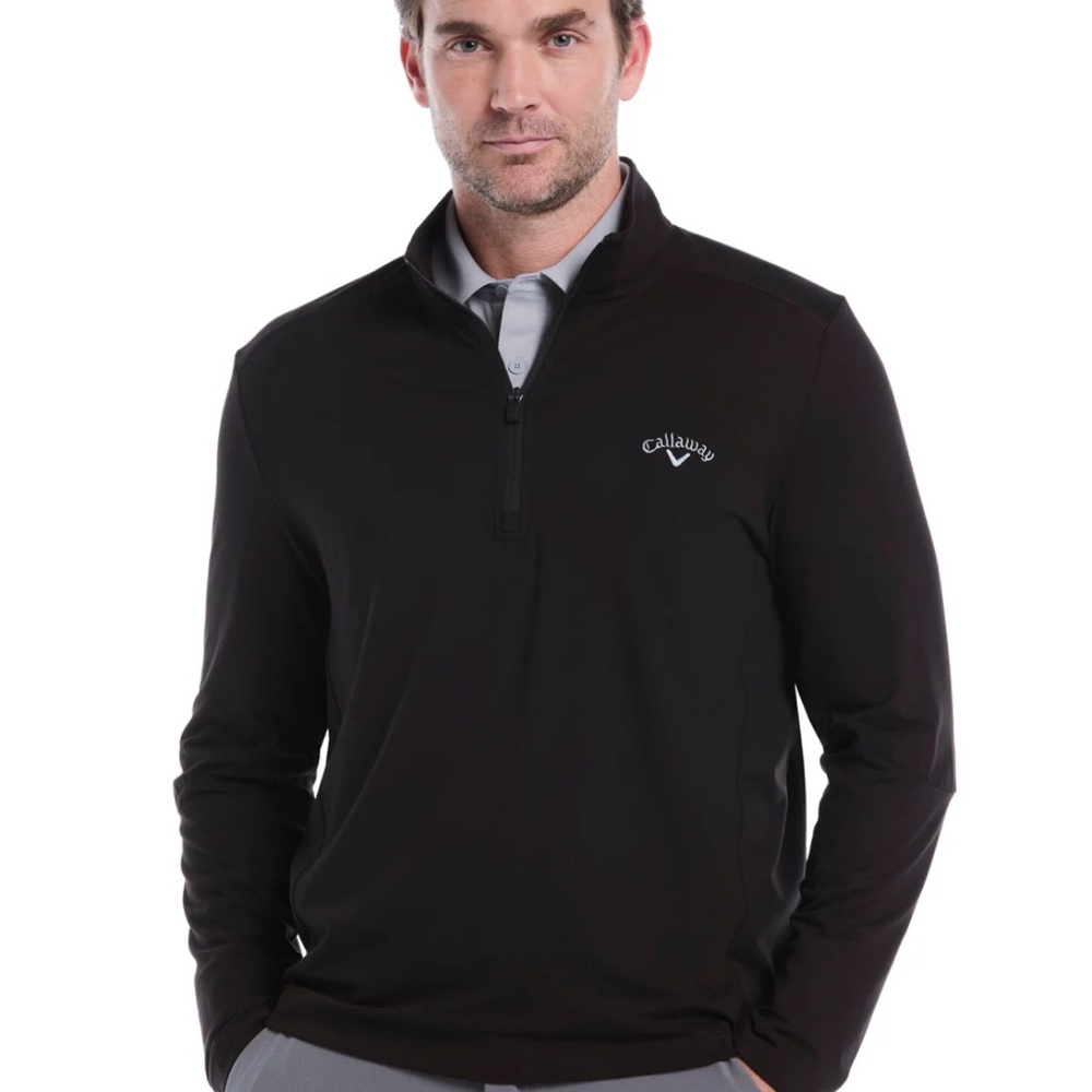 Callaway Men's Lightweight Quarter Zip Golf Pullover Sz M - NEW